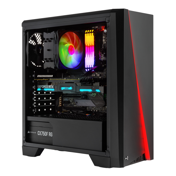 GAMING PC | AMD Ryzen 5 5500 6×3.60 GHz | 16GB DDR4 | RTX 3060 12GB | 512GB M.2 SSD