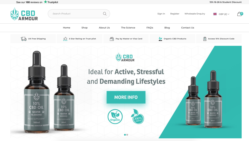 60 CBD Armour Coupon Code l CBD Armour Discount Code